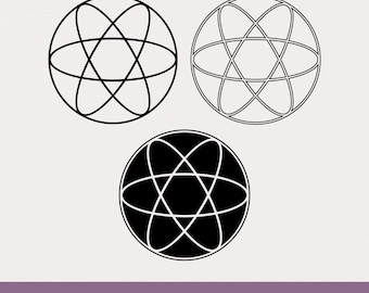 Genesa Crystal Sacred Geometry Vector Set: Spiritual Esoteric Symbol (Digital Download)
