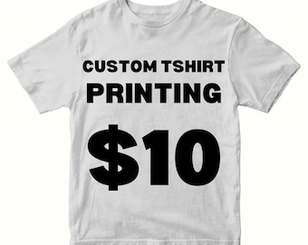 Camiseta personalizada al día siguiente / Camiseta personalizada / Camiseta con foto personalizada / Camiseta personalizada / Camiseta con impresión personalizada / Crea tu propia camiseta