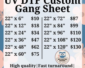 Custom UV DTF Gang Sheet, Wholesale uvdtf, Custom UV dtf, uv dtf stickers, custom stickers, uv dtf transfers, uvdtf, gang sheet