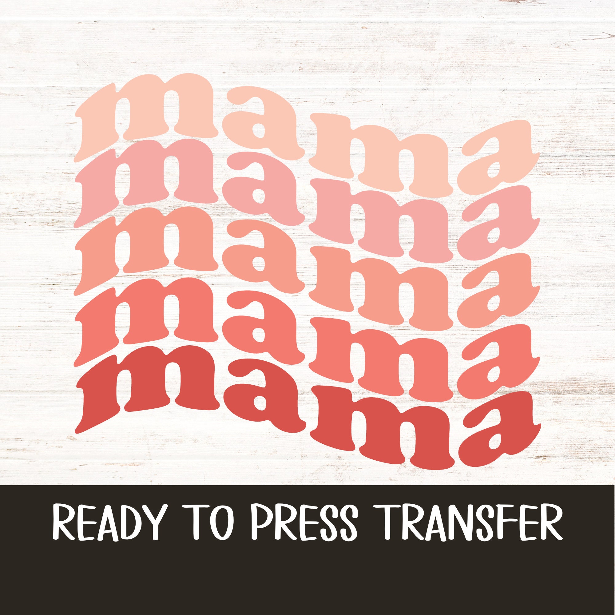 Mama Iron on Decal HTV Transfer Mom Iron on Transfer Moms - Etsy