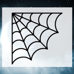 Spider Web Decal, Spider Web Corner Decal, Halloween, Fall Decal, Decal for laptop, Car Decal, tumbler decal, cup decal, mug decal