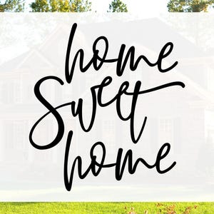 Decal, Home Decor Decal, Home Decal, Diy Decor Decor, Decal for Home, Home Sweet Home Decal