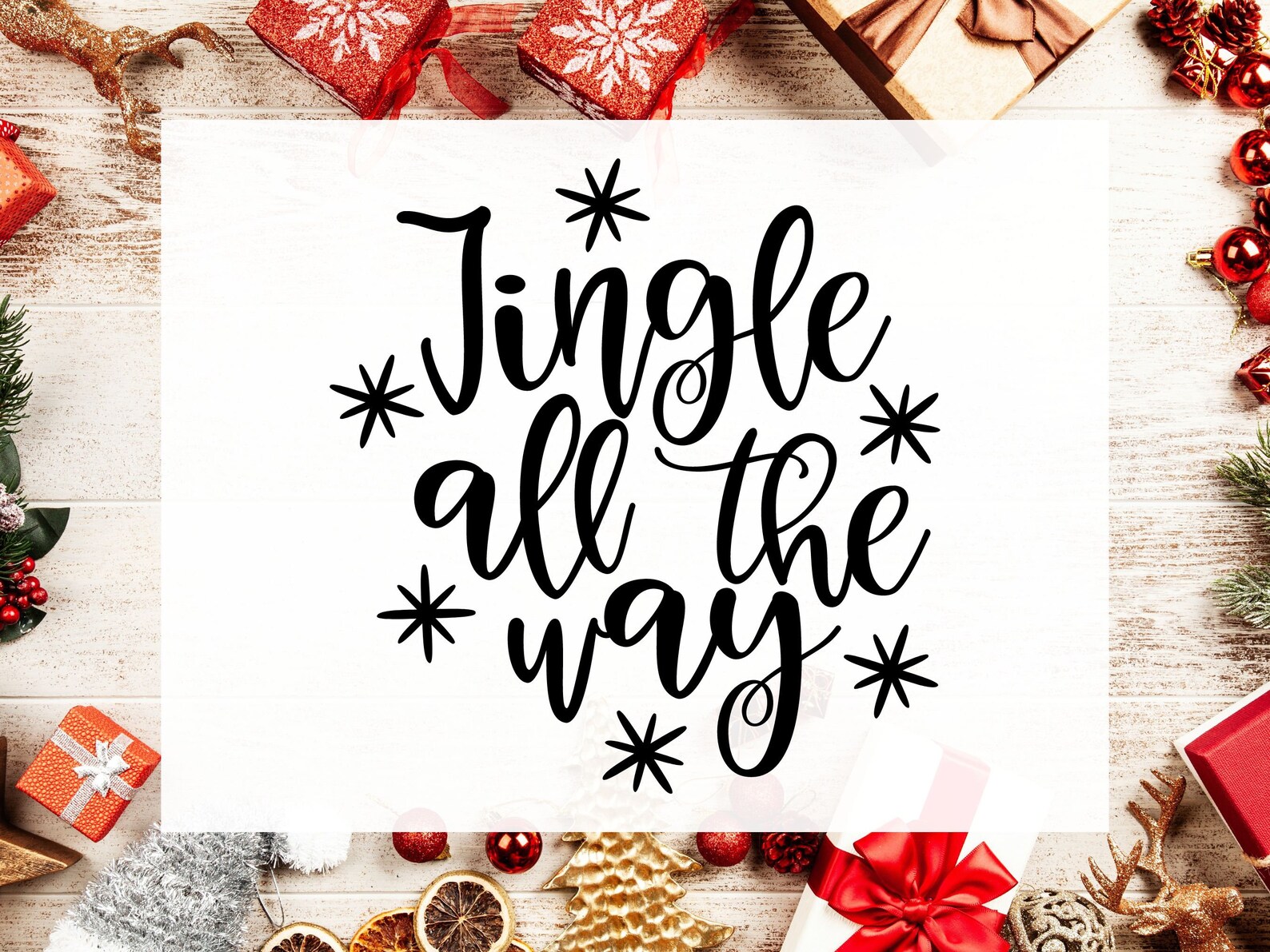 Christmas Decal Winter Decal Holiday Decal Christmas Decor - Etsy