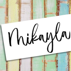 Personalized Name Decal, Script Name Decal, Decal, Name sticker, Vinyl Decal, Cup Decal, Tumbler Decal, Laptop Decal, Car Decal, Home decor