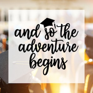 Graduation Decal, Graduation Sticker, Graduation gift, Class of 2023, High School Graduation