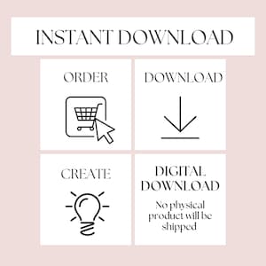 This is a digital download - no physical product will be sent