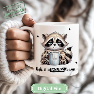 Sarcastic Coffee Mug Sublimation | Funny Coffee Lover Mug Print | 2 Side Mug Wrap Design | Funny Coffee Mug Sublimation | Coffee Addict PNG