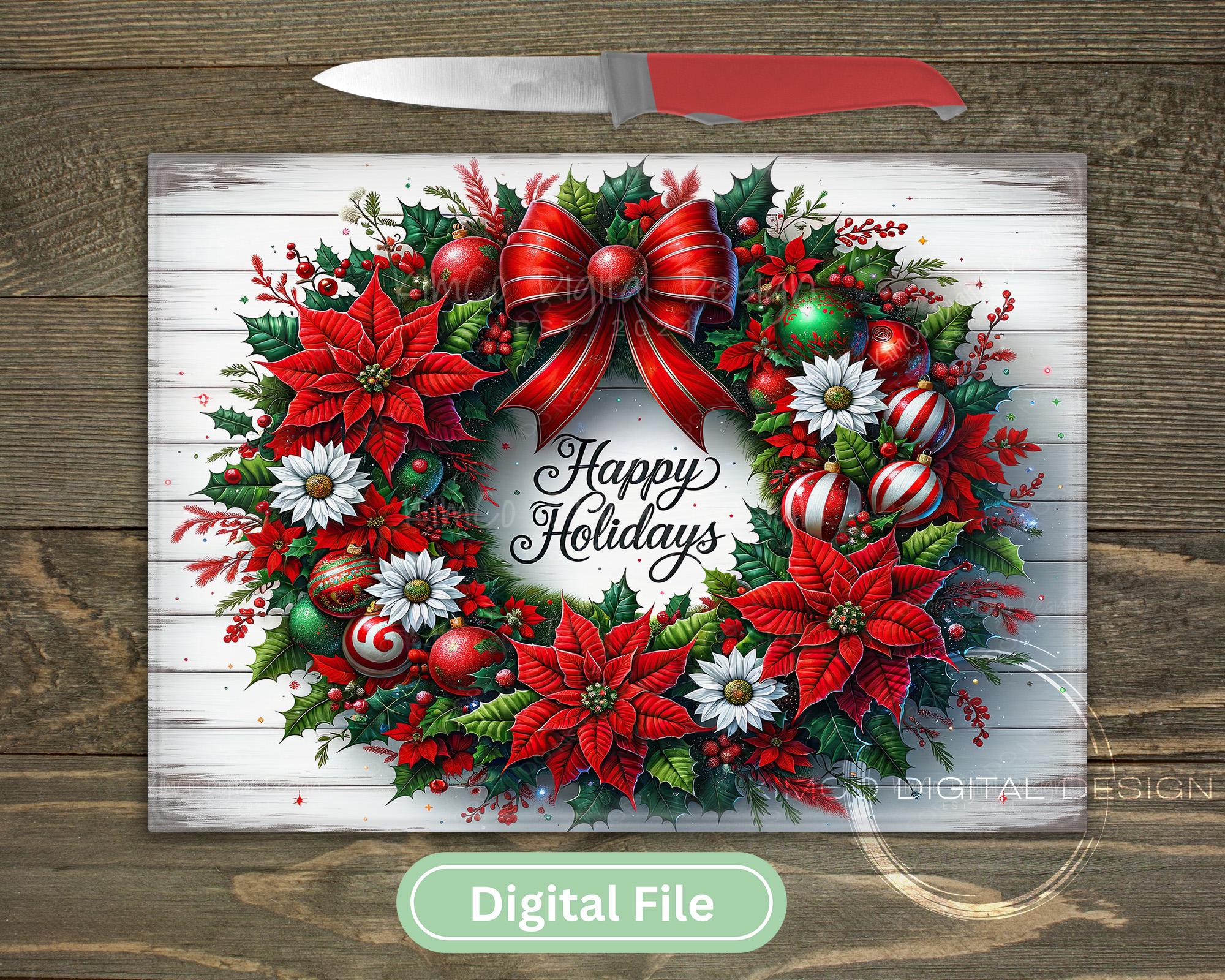 Happy Holiday Wreath - Etsy Hong Kong