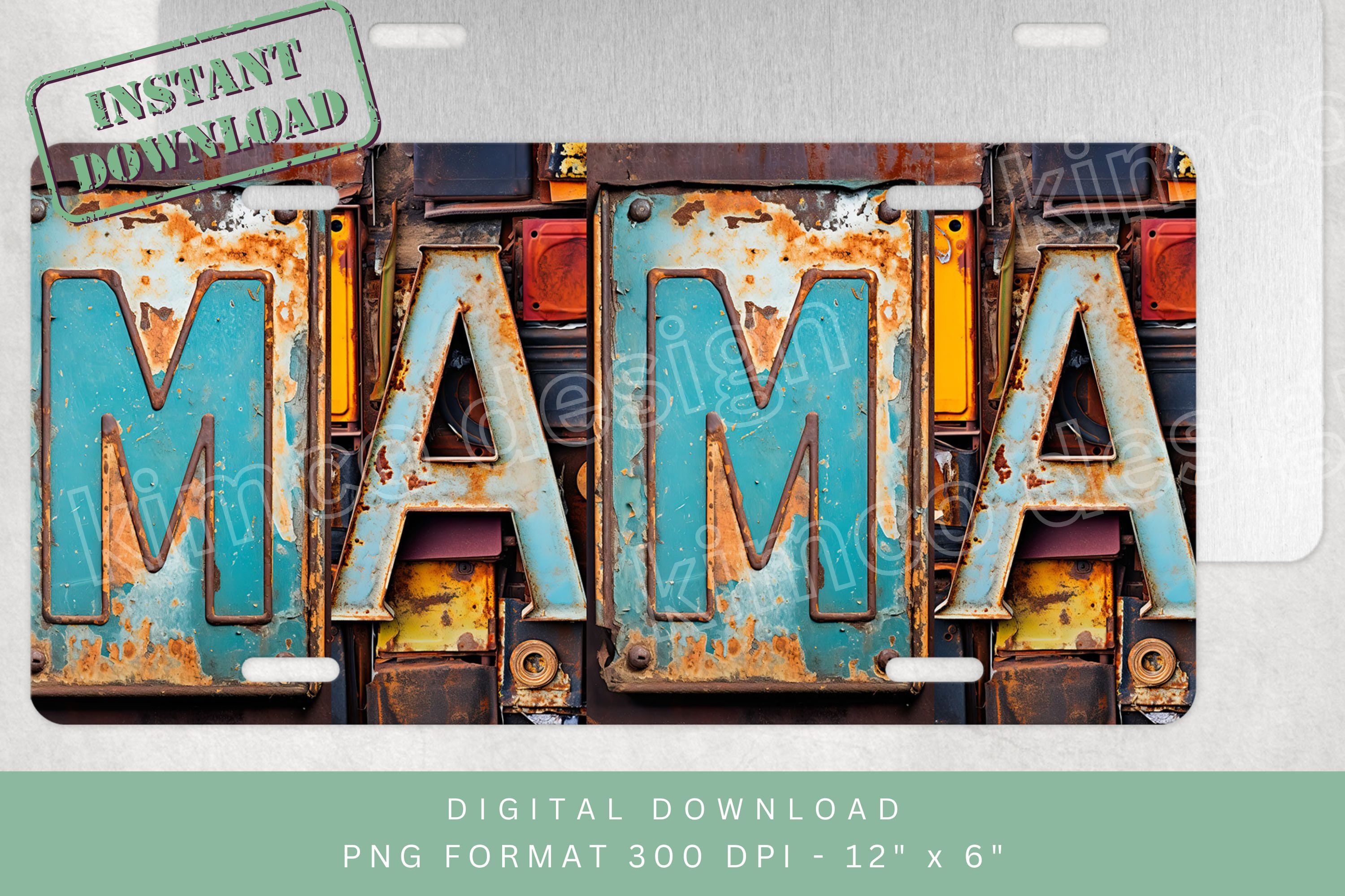 Mama License Plate PNG Sublimation License Plate Instant Download png License Plate
