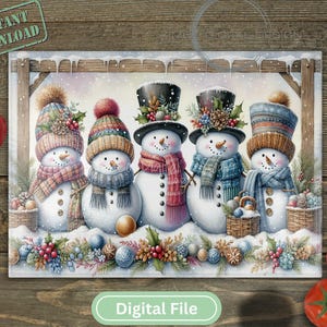 Snowmies Sublimation Cutting Board png, Snowman Cutting Board Design Download, Christmas Cutting Board PNG, Cutting Board Printable PNG