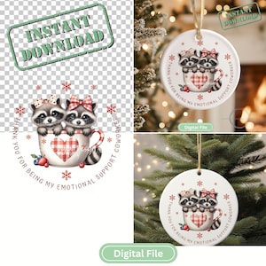 Coworker Ornament Png, Friends PNG, Christmas Ornament PNG, Ornament,   Sublimation png, Clipart PNG, Emotional Support Coworker png