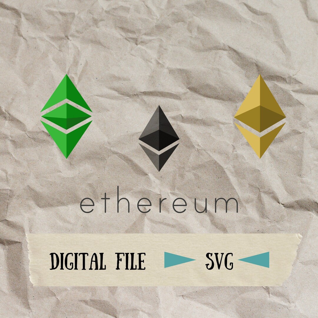 Ethereum, Ethereum Gold, Ethereum Classic SVG | Instant Download Design |  Cricut | Silhouette - Etsy