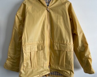 yellow raincoat