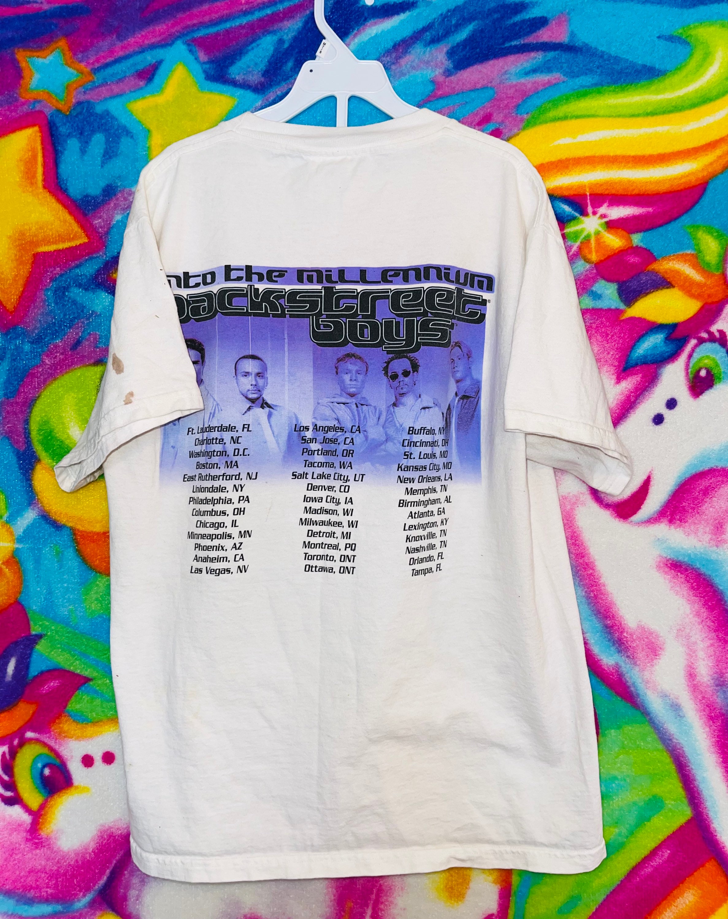 Official Backstreet Boys Millennium Tour T Shirt & Bag Etsy Canada