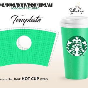  Personalized Authentic SB 16 oz Reusable Coffee Cup Grande Hot  Cup with Custom Name and Lids/Sleeves. : Handmade Products