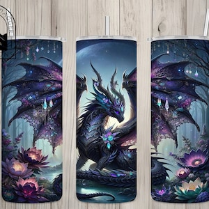 Dragon Insulated Stainless Steel Tumbler: Fantasy Lover Gift (20 oz and 30 oz)