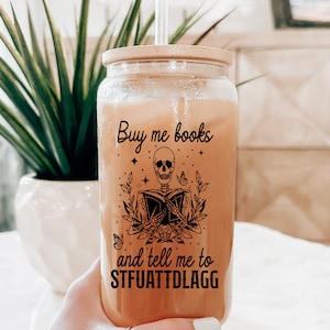 STFUATTDLAGG Beer Glass with Bamboo Lid, Smut Gift