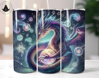 Dragon Insulated Stainless Steel Tumbler – Fantasy Drinkware Gift
