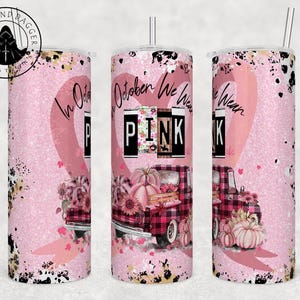 Breast Cancer Awareness Tumbler: Pink Ribbon Insulated Cup