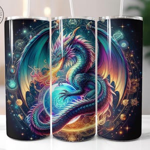 Chinese Dragon Insulated Stainless Steel Tumbler (20 oz & 30 oz)