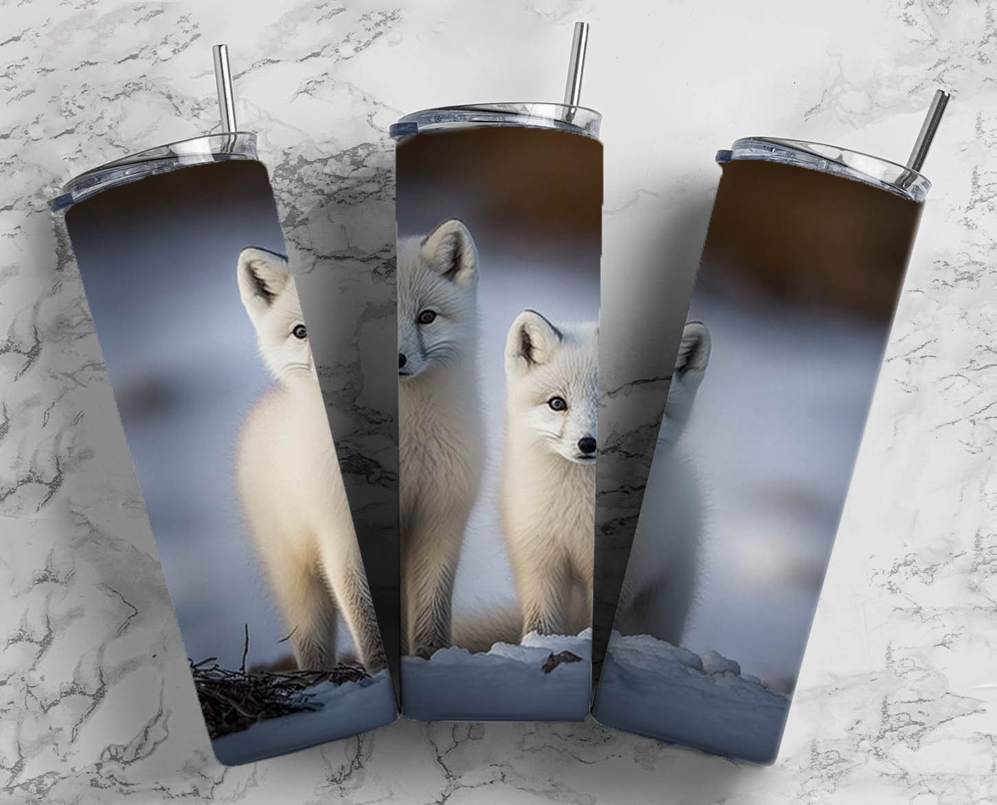 【限定1000枚】Save the Arctic Fox 純銅 1oz 5枚 Arctic Fox Insulated Tumbler: Stainless Steel Travel Mug With