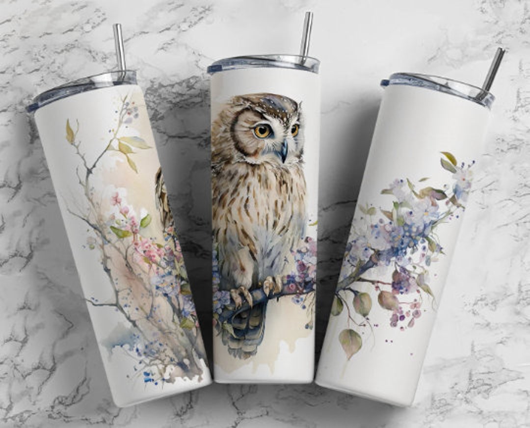 Owl Insulated Tumbler / Owl Tumbler / Owl Gift / Owl Cup / Gift for Owl