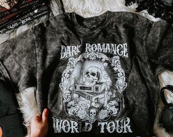 Dark Romance World Tour Shirt / Gift for Book Lovers / Shirt for Reader / Gift for Reader