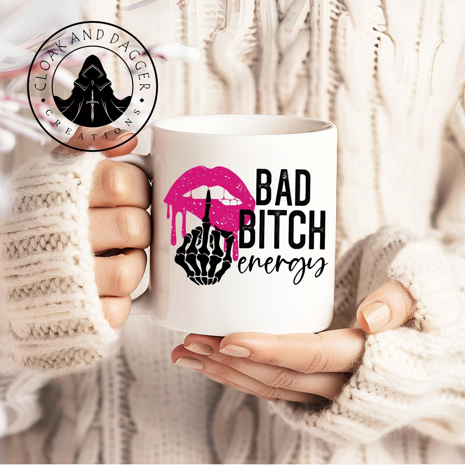Bad Bitch Energy Coffee Mug, Sassy Gift (15 Oz) - Etsy