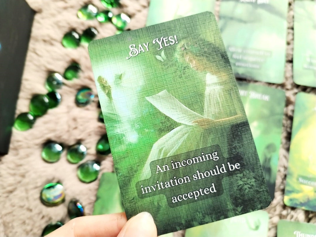 Forest Love Oracle Deck 27 Rainbow Oracle Cards Tarot Size Etsy Canada