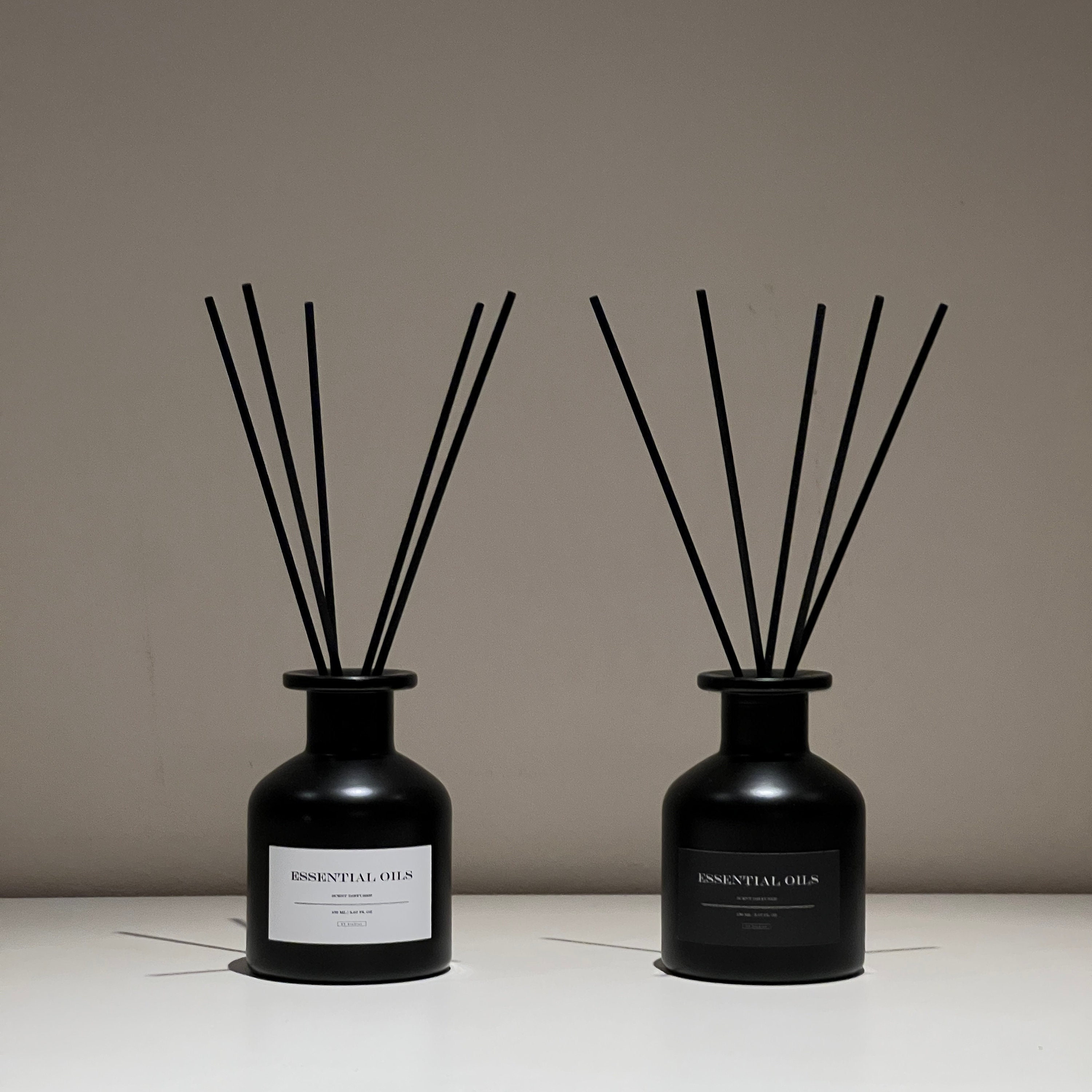Reusable Matte Black Home Fragrance Jar - 150ml 5.07oz