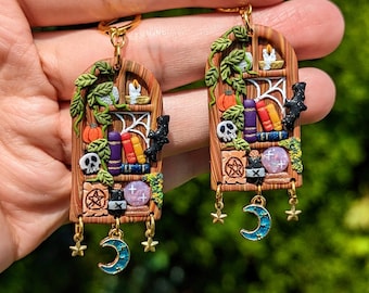 Woodwitch Earring and Necklace Holders--Earring Holder Close-up