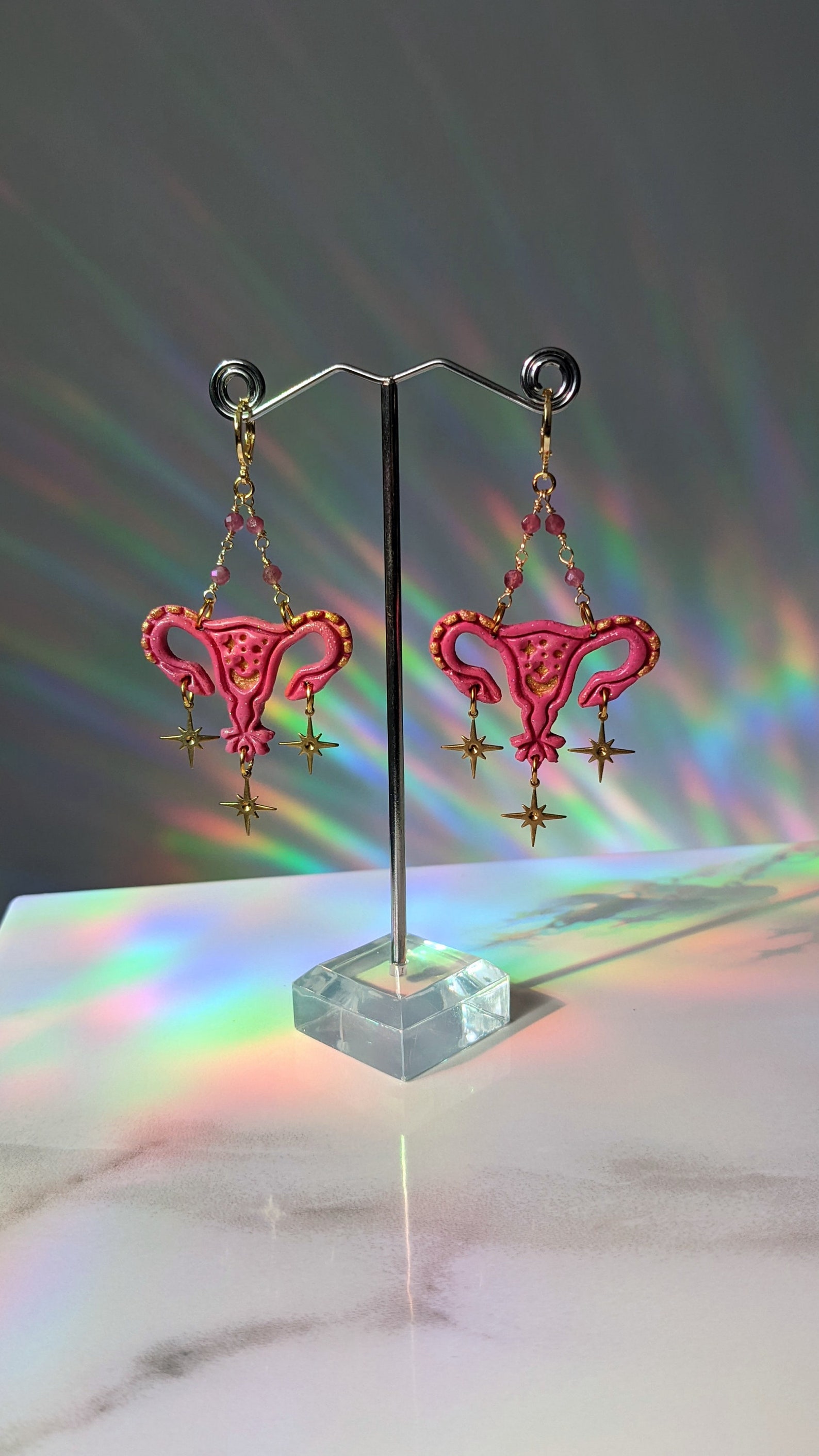 Uterus Earrings girl Power Earrings Feminist Earrings Etsy