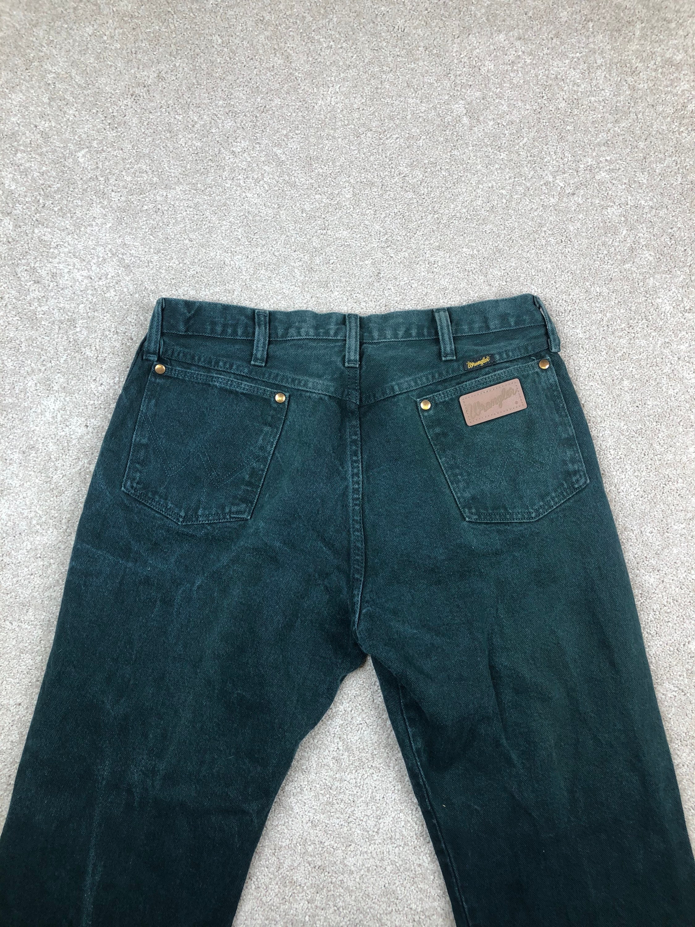 Green Wrangler Jeans - Etsy