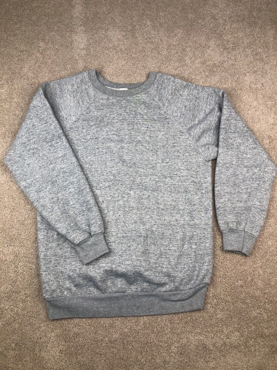 gray blank sweatshirt vintage - Gem