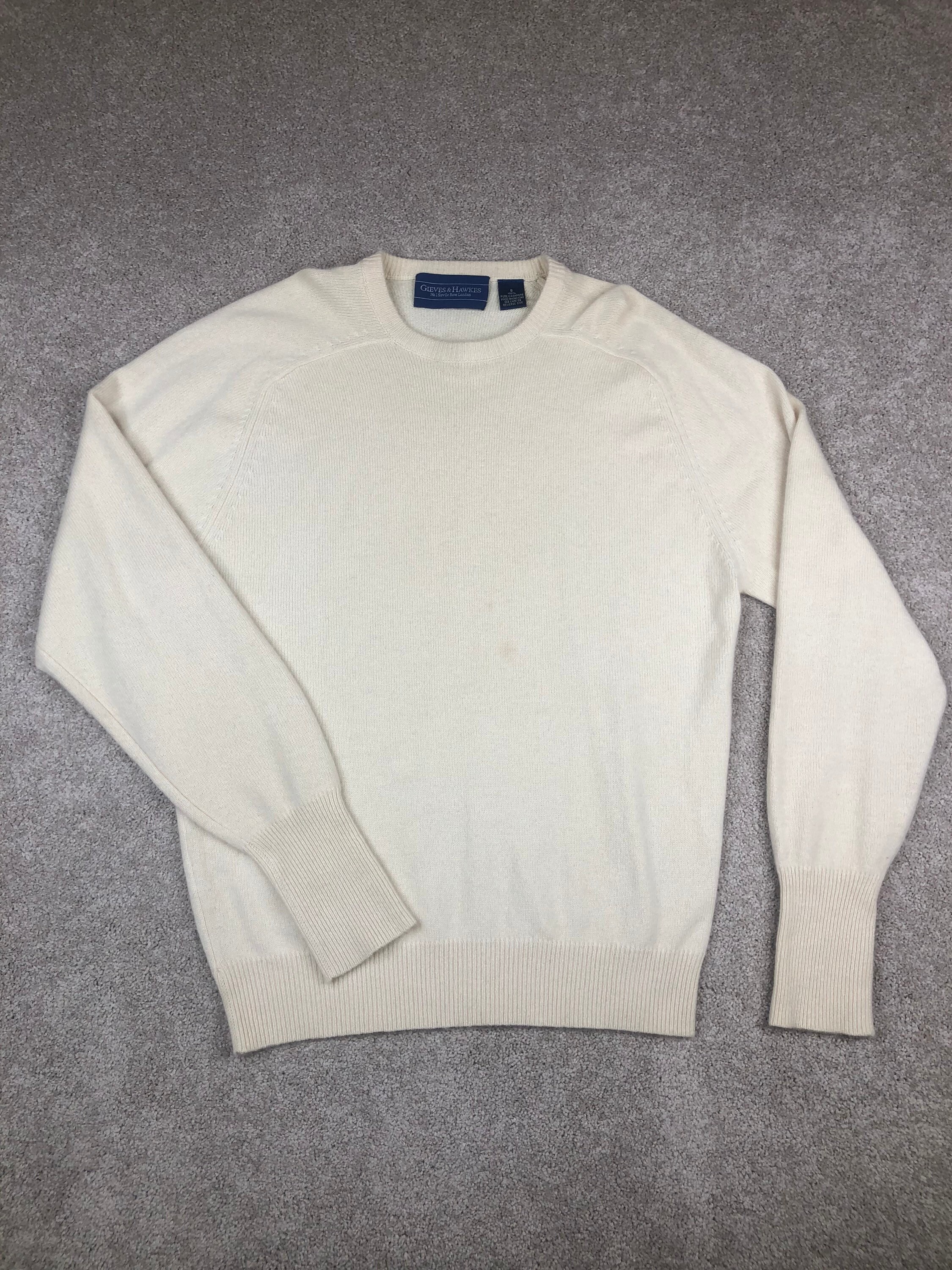 white long sleeve jumper mens