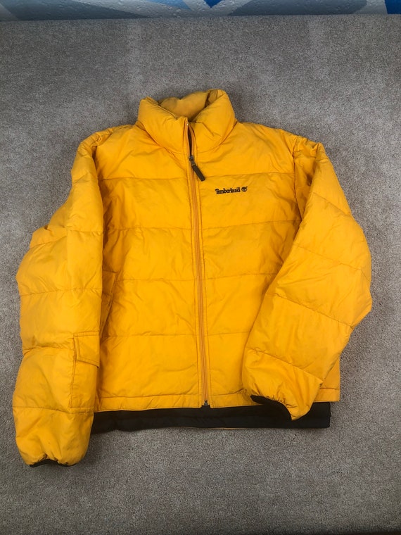 volwassen comfort onderzeeër Vintage Timberland Yellow Puffer Jacket / Coat / Winter / - Etsy Israel
