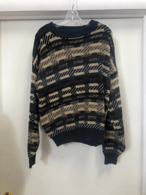 Vintage 90s patterned knit - Gem