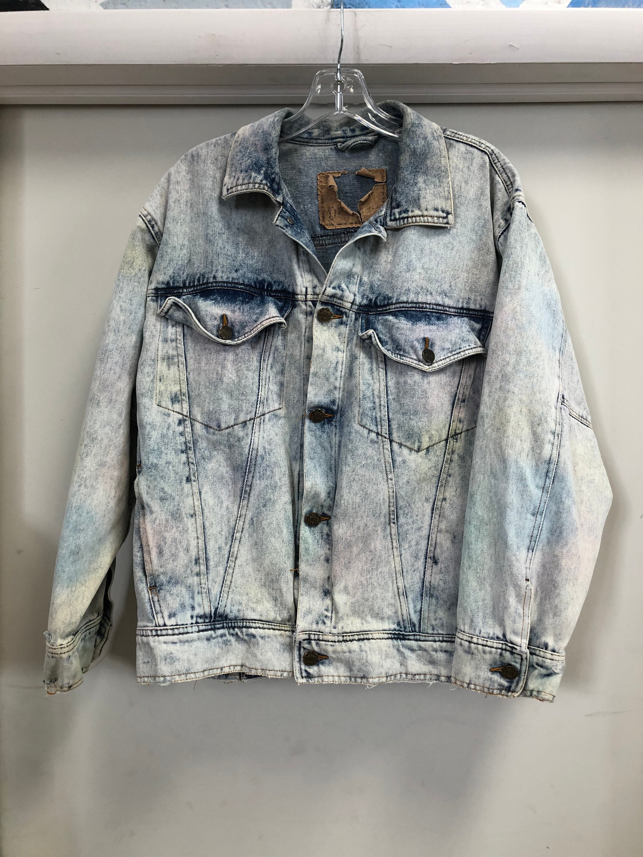 Colored Jean Jacket - Etsy
