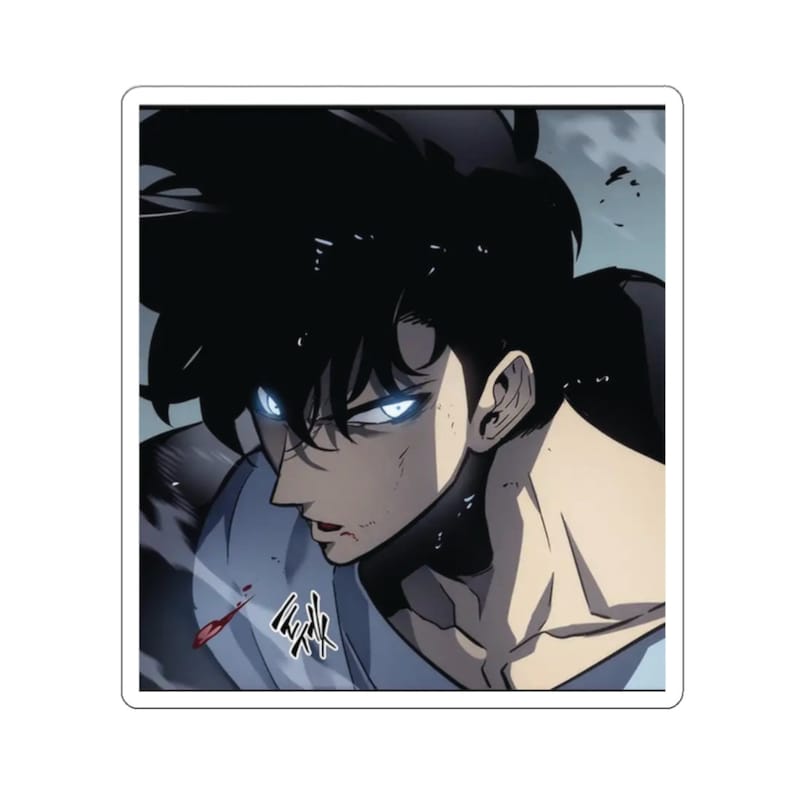 Solo Leveling Sung Jin Woo Kiss-cut Stickers - Etsy