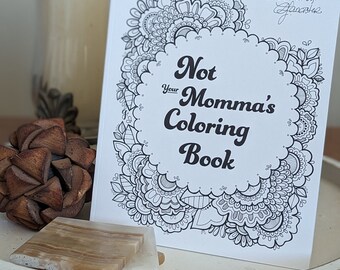 Inspirational Adult Coloring Book with Mandalas and Florals