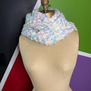 Handmade Crochet Hooded Scarf image 8