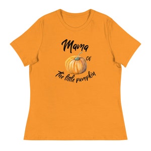 Mama Tshirt, Mama of the Little Pumpkin Shirt, Gender Reveal Shirt, Pregnancy Announcement Shirt