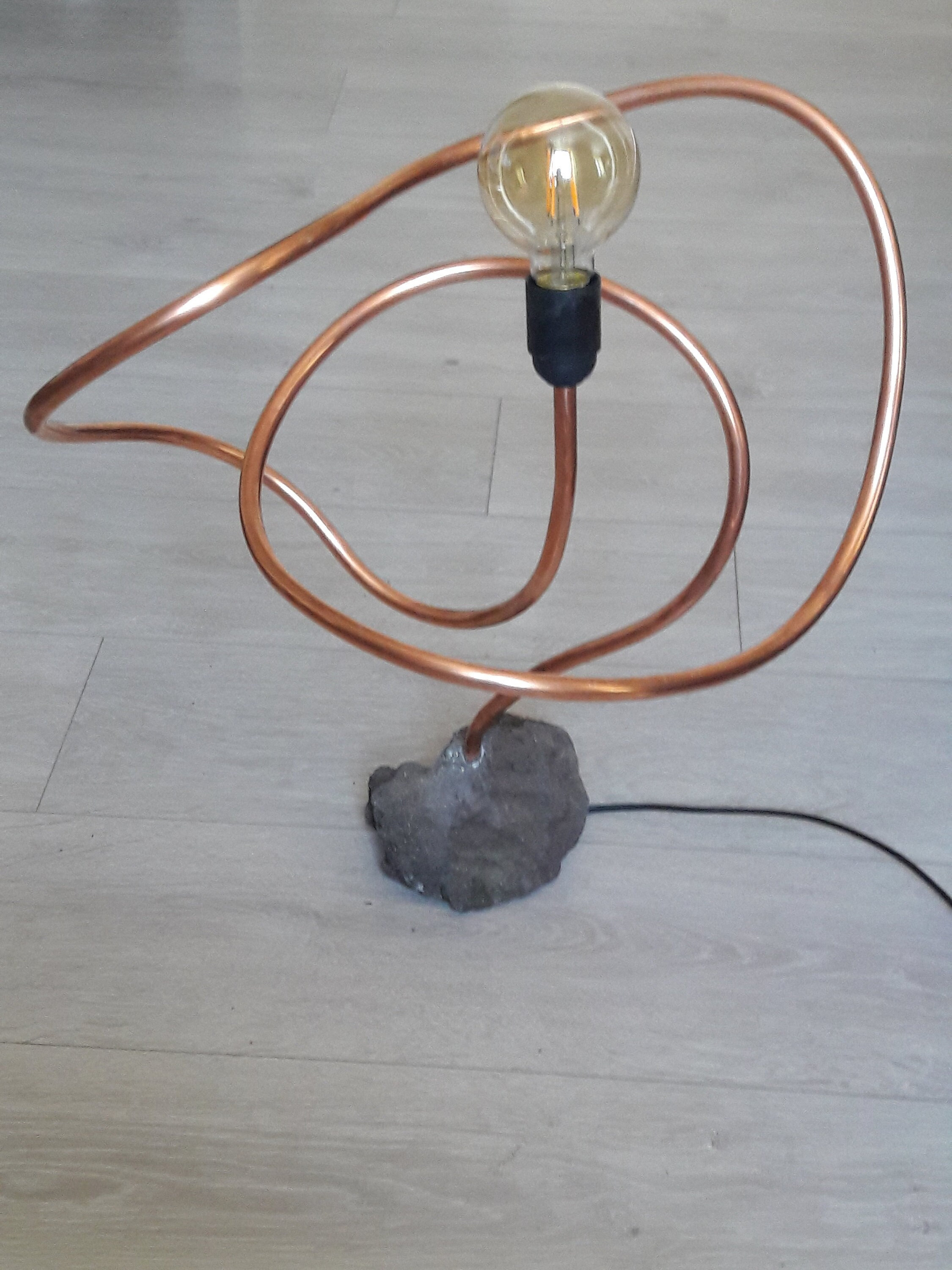 Lampe en Cuivre