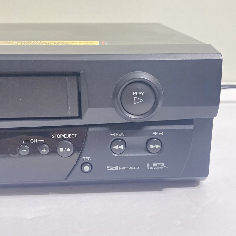 JVC HR-J610U 4-Head Hi-Fi VCR VHS Player And Recorder Hi-Spec Drive