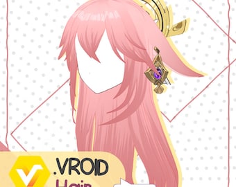 VRoid Hair Preset- Yae Miko/Genshin Impact
