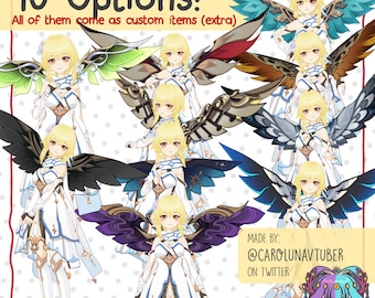 VRoid Hair Preset- 10 Wings /Genshin Impact