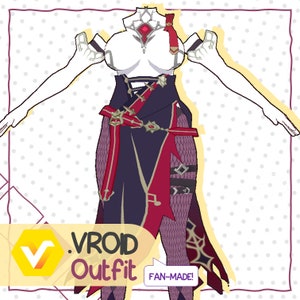 VRoid Outfit- Rosaria/Genshin Impact