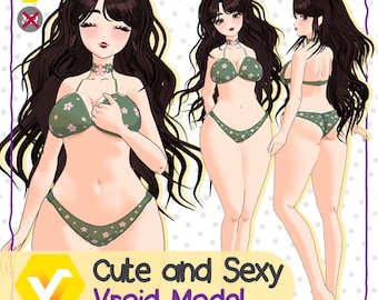 VRoid Model Base: Hair & Bikini