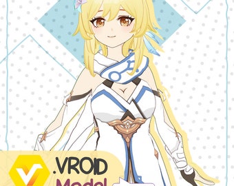 VRoid Model- Lumine/Genshin Impact