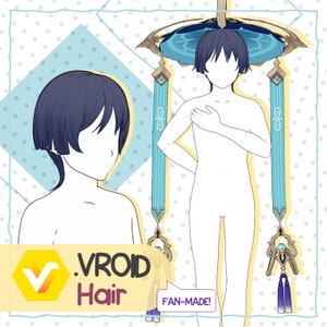 VRoid Hair Preset- Wanderer/Genshin Impact